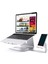 Alüminyum Laptop Standı & Telefon Tutucu - 10'-17' Dizüstü Bilgisayar Uyumlu, Kaymaz Ayaklı Ergonomik Yükseklikli MacBook Standı, Masaüstü Soğutucu Destekli Gri 1