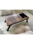 Foldaway Telefon ve Tablet Bölmeli Katlanır Ayaklı Laptop Sehpası Notebook Bilgisayar Çalışma Masa Lidya 1