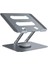 360 Derece Sonsuz Pozisyonda Dönebilen Katlanabilir Metal Alaşımlı Yükseklik ve Açı Ayarlı Kaydırmaz Tablet Notebook ve Laptop Standı (Tablet Standı N03) 1