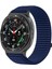 Galaxy Watch 6 Classic 46MM / Watch 8 40MM / Watch 8 44MM Uyumlu Hasır Örgü Kumaş Cırtlı Kordon - Kumaş Kordon 1