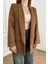 Taba Blazer Model Süet Kahve Ceket 3