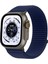 Apple Watch 10 46MM 6/7/8 Se Ultra Uyumlu 42/44/45/49MM Hasır Örgü Cırtlı Kumaş Kordon Kayış - Kumaş Örgü Kordon 1