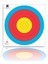 Target Face Fita - Okçuluk Hedef Kağıdı (Yüzü) 60 Cm. 5 Halkalı -10 Lu Paket- 10666610 2