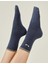 Bee Emb Sock Navy 3