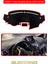 Ford C-Max Double Ekran (2010-2014)TORPİDO Koruma Halısı Kırmızı Kenar 1