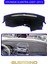 Hyundai Elantra 2007-2011TORPİDO Koruma Halısı Mavi Kenar 1