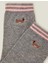 Sausage Emb Dog Sock Grey 2