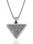Muhammet Çevşen Dualı Üçgen Erkek 925 Ayar Gümüş Kolye 1