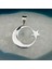 Ay Yıldızlı 925 Ayar Gümüş Erkek Kolye 1