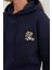 3 Iplik Ayıcık Nakışlı Kapüşonlu Sweatshirt 6