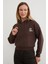 3 Iplik Ayıcık Nakışlı Kapüşonlu Sweatshirt 3
