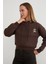 3 Iplik Ayıcık Nakışlı Kapüşonlu Sweatshirt 4