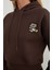 3 Iplik Ayıcık Nakışlı Kapüşonlu Sweatshirt 8