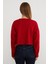 Ayıcık Nakışlı Oversize Crop Kazak 3