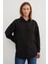 Basic Yırtmaçlı Oversize Gömlek 4