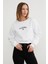3 Iplik California Yazı Baskılı Crop Sweatshirt 2