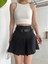 Kemerli Pikseli Şort Etek 2