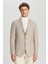 Slim Fit Dar Kesim Mono Yaka Torba Cepli Blazer Ceket 3