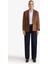 Afra x DeFacto Regular Fit Ceket Yaka Süet Blazer Ceket E7236AX25AU 2