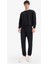 Slim Fit Dar Kesim Fermuar Cepli Pike Eşofman Altı D5258AX25AU 2