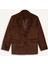 Afra x DeFacto Regular Fit Ceket Yaka Süet Blazer Ceket E7236AX25AU 7
