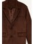 Afra x DeFacto Regular Fit Ceket Yaka Süet Blazer Ceket E7236AX25AU 8