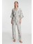 Sabahlık Atlet ve Pantolon Takım Pamuklu Pijama Set 2