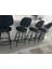 Dolce Bar Mutfak Cafe Sandalyesi Siyah 65 cm 4