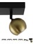 GU10 Tasarruflu LED 3’lü Metal Gövde Gold Hareketli Başlık Spot Tavan Avize Tasarruflu Ampul Dahil 4