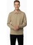 Erkek Kışlık Kazak Pamuklu Dokuma Yarım Fermuarlı Polo Yaka Uzun Kollu Düz Renk Rahat Kesim 1