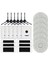Ecovacs Için T30 Pro Omni Robot Yedek Fırçası Hepa Filtre Mop Pad Toz Torbası Yedek Parça Aksesuarları, 24 Pccs (Yurt Dışından) 1