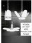 1ADET Pervane LED Ampül 50-60W 6000LM Süper Güçlü E27 Lamba Beyaz Işık 4 1 2