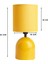 Novi Abajur Hardal Sarı 241631 3