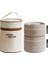 Taşınabilir Thermos 304 Paslanmaz Çelik Yalıtımlı Öğle Yemeği Kutusu Sızdır Köplü Kova Öğrenci Öğle Yemeği Kutusu Çok Katmanlı Yuvarlak Bento Kutusu (Yurt Dışından) 1