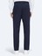 Lacivert Düz Dokuma Fitted Fit Klasik Pantolon 5