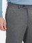 Gri Düz Dokuma Fitted Fit Klasik Pantolon 3