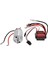 550 Fırçalı Motor Düşük Gürültü Yüksek Burulma Yüksek Anti Parazit Çift Yönlü Rulman 60A Fırçalanmış T Fişi ile Rc Araba Esc SCX10 1/10 Rc Paletli 16T 19000 Rpm (Yurt Dışından) 1