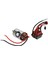 550 Fırçalı Motor Düşük Gürültü Yüksek Burulma Yüksek Anti Parazit Çift Yönlü Rulman 60A Fırçalanmış T Fişi ile Rc Araba Esc SCX10 1/10 Rc Paletli 16T 19000 Rpm (Yurt Dışından) 3