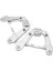 Rc Arka Şok Braketi Yedek Ayarlanabilir Alüminyum Alaşımlı Arka Şok Kulesi Eksenel 1/6 SCX6SILVER (Yurt Dışından) 2