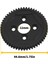 1/10 Kamyon Kamyonet Için 54T Çelik Büyük Dişli 32DP (0.8 M) Çap 44.6 mm / 1.75 Inç (Yurt Dışından) 2