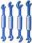 4 Adet Rc Gerdirme Anahtarı 3.0 3.2 3.5 3.7 4.0 5.0 5.5 6.0 mm Alüminyum Alaşımlı Gerdirme Somunu Küresel Mafsal Sökücü Mavi (Yurt Dışından) 4