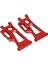 1 Çift Rc Arka Alt Süspansiyon Kolları Alüminyum Alaşımlı Salıncak Kolu Için Yedek Mjx 14210 14209 1/14 Uzaktan Kumanda Araba Kırmızı (Yurt Dışından) 3