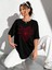 Eyesof Baskılı T-Shirt - Siyah 6