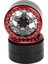 2 Adet 2.2 Inç Rc Alüminyum Beadlock Jantlar 5 Kollu Metal Tekerlek Göbeği Axial SCX10 1/10 Rc Paletli Araç Kırmızı (Yurt Dışından) 5