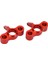 2 Adet Rc Metal Direksiyon Mafsalları Yedek Rc Alüminyum Alaşım Direksiyon Hub Taşıyıcı Jlb 1/10 Truckred (Yurt Dışından) 5