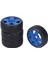 4 Adet 1/8 Gt Rc Tekerlekler Güçlü Tutuşlu Yol Yarış Lastikleri Yol Tekerleklerinde Aşınmaya Dalı 17MM Adaptörlü Mavi (Yurt Dışından) 5