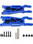 Rc Ön Süspansiyon Kolları Seti Alüminyum Alaşımlı Karbon Tabak Rc Ön Salıncak Kolları Traxxas 1/8 4WD Kızak Mavi (Yurt Dışından) 1