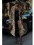 Eyesof Leopar Desenli Içi Astarlı Peluş Kaban 7065 2