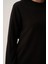 Siyah-Yumuşak Dokulu Gold Dügmeli Sweatshirt 5