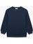 Pamuklu Uzun Kollu Bisiklet Yaka Basic Okul Sweatshirt 1